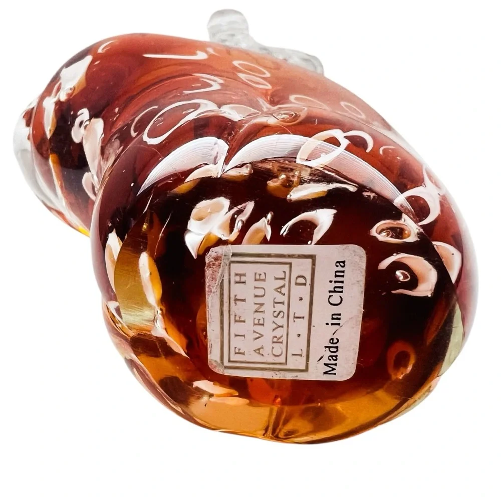 Fifth Avenue Crystal LTD Hand Blown Art Glass Giraffe